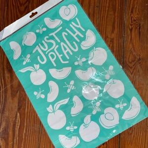 Chalk Couture   Just peachy Teal and White Transfer Design Sheet